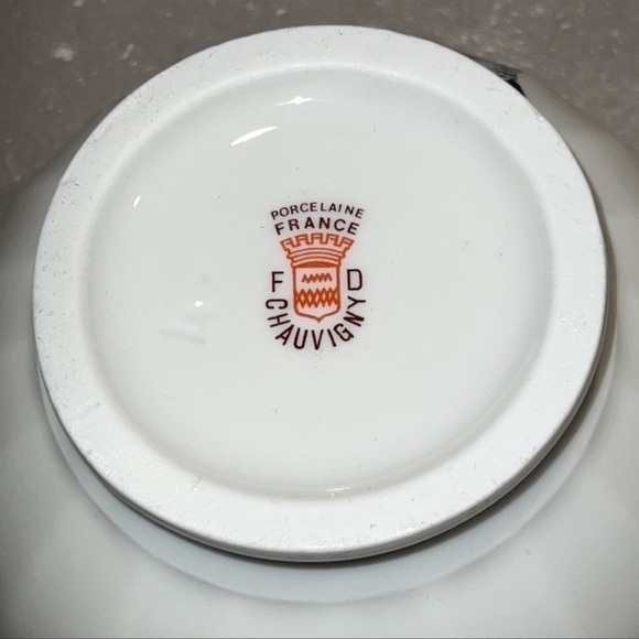 porcelaine de France FD Chauvignon set of 4 bowls - Picture 3 of 10